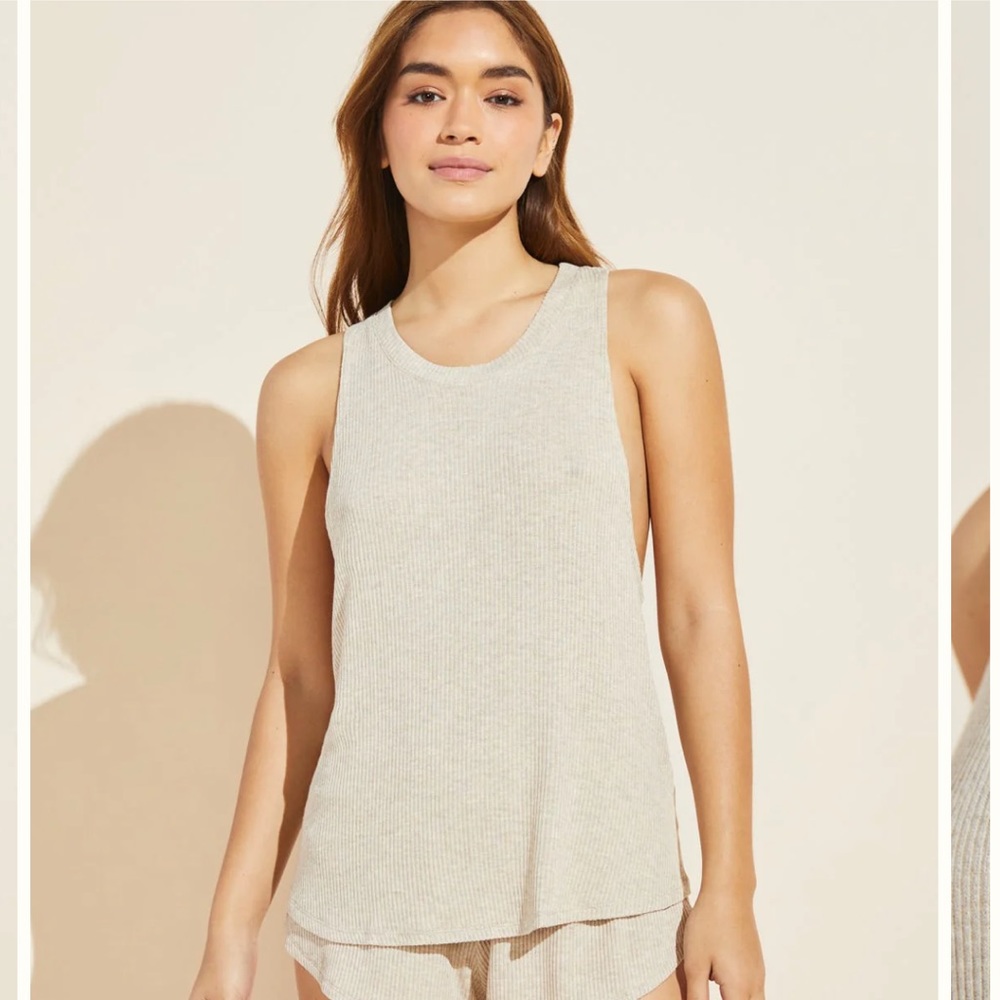 Eberjey Elon Relaxed Rib tank size L